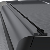 Close up view of the rail system for the Alu-Cab Explorer Canopy. Camp4x4 camp 4x4, overlanding, camping