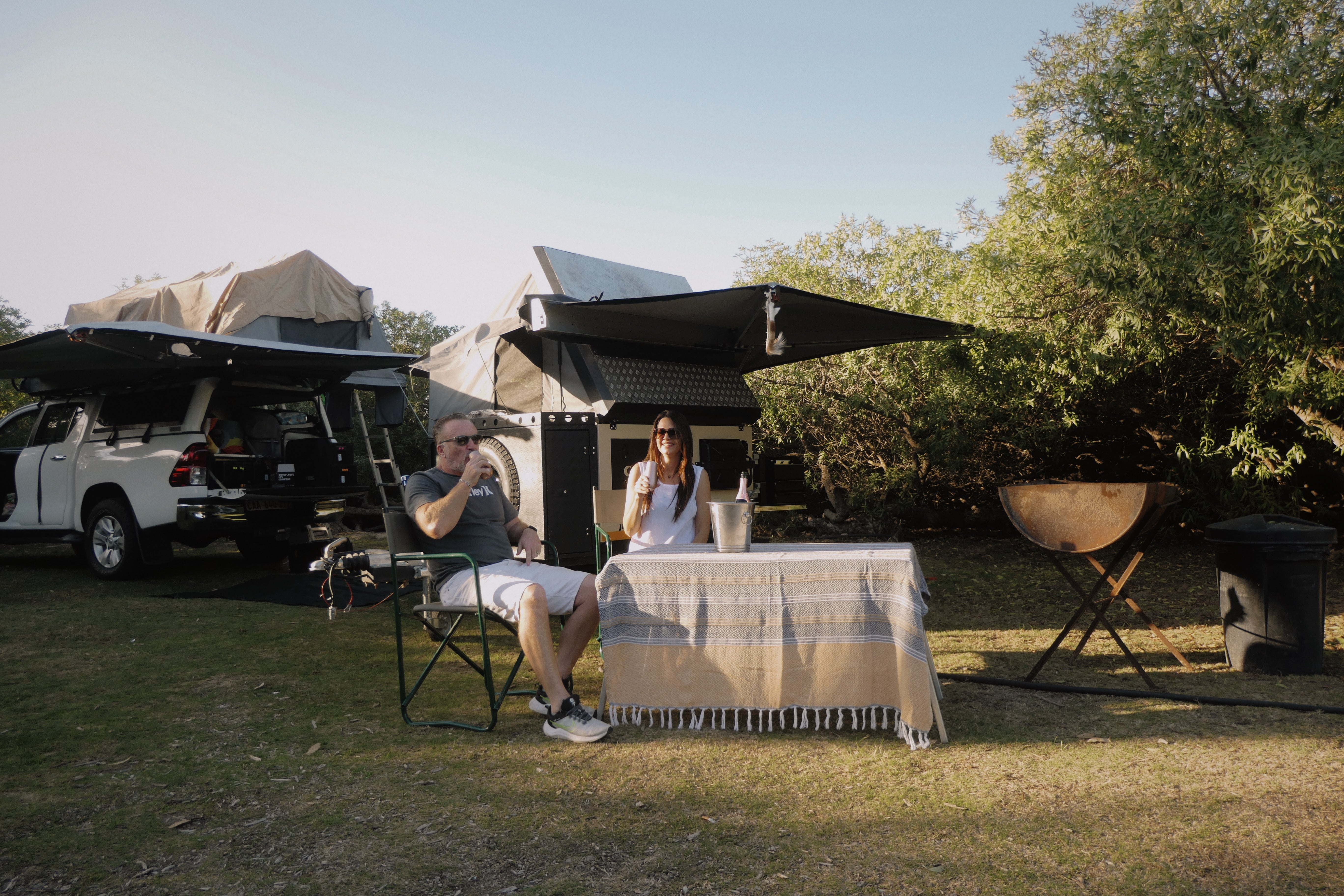 Gear Rental - Champagne bucket and camping flutes