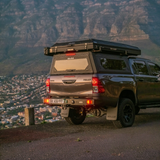 Double Cab Toyota Hilux, fitted with the Alu-Cab Contour Canopy. Camp4x4 camp 4x4, overlanding, camping. Single Cab. Extra Cab