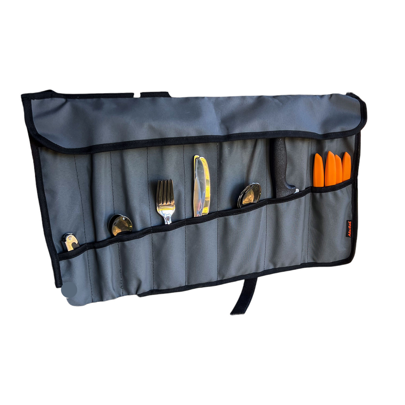 Alu-Cab Cutlery Roll Deluxe on a white background