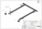 Alu-Cab INEOS Grenadier Table Slide and diagram on a white background